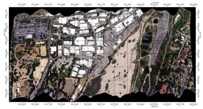 Aerial View of JPL from PRISM