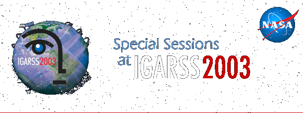 IGARRS 2003 Special Sessions